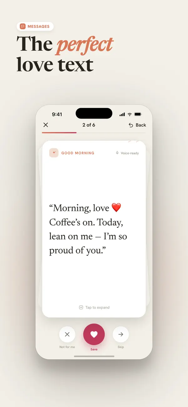 Screenshot #3 pour Amorly: Lettres & Mots d'Amour