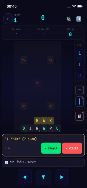 Kelime Tetris screenshot 1