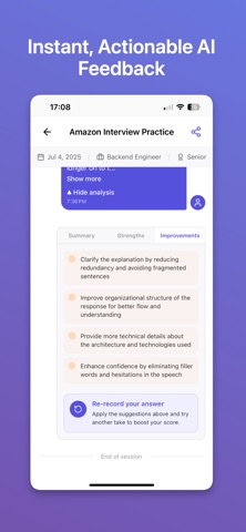 Clearsay: AI Interview Coach Screenshot 5 of 6