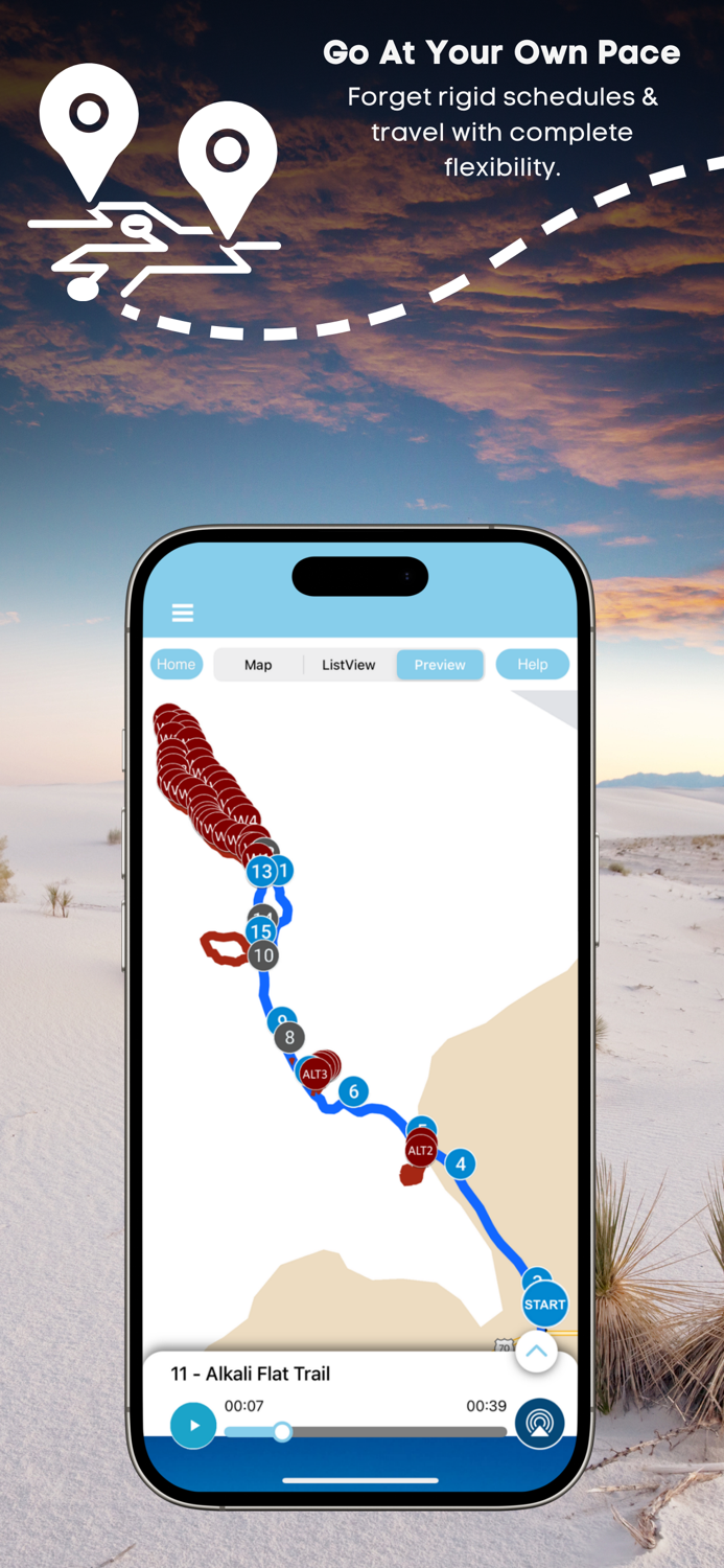 White Sands NP GPS Audio Tour