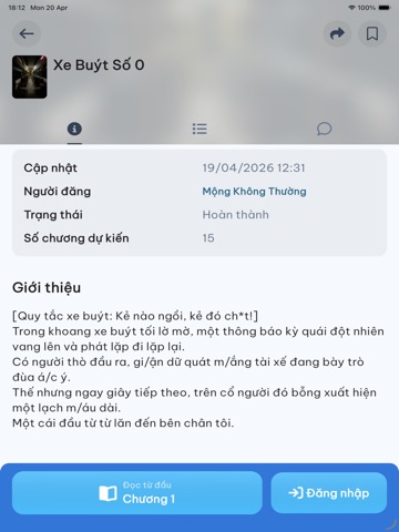 Tộc Truyện iPad screenshot 1