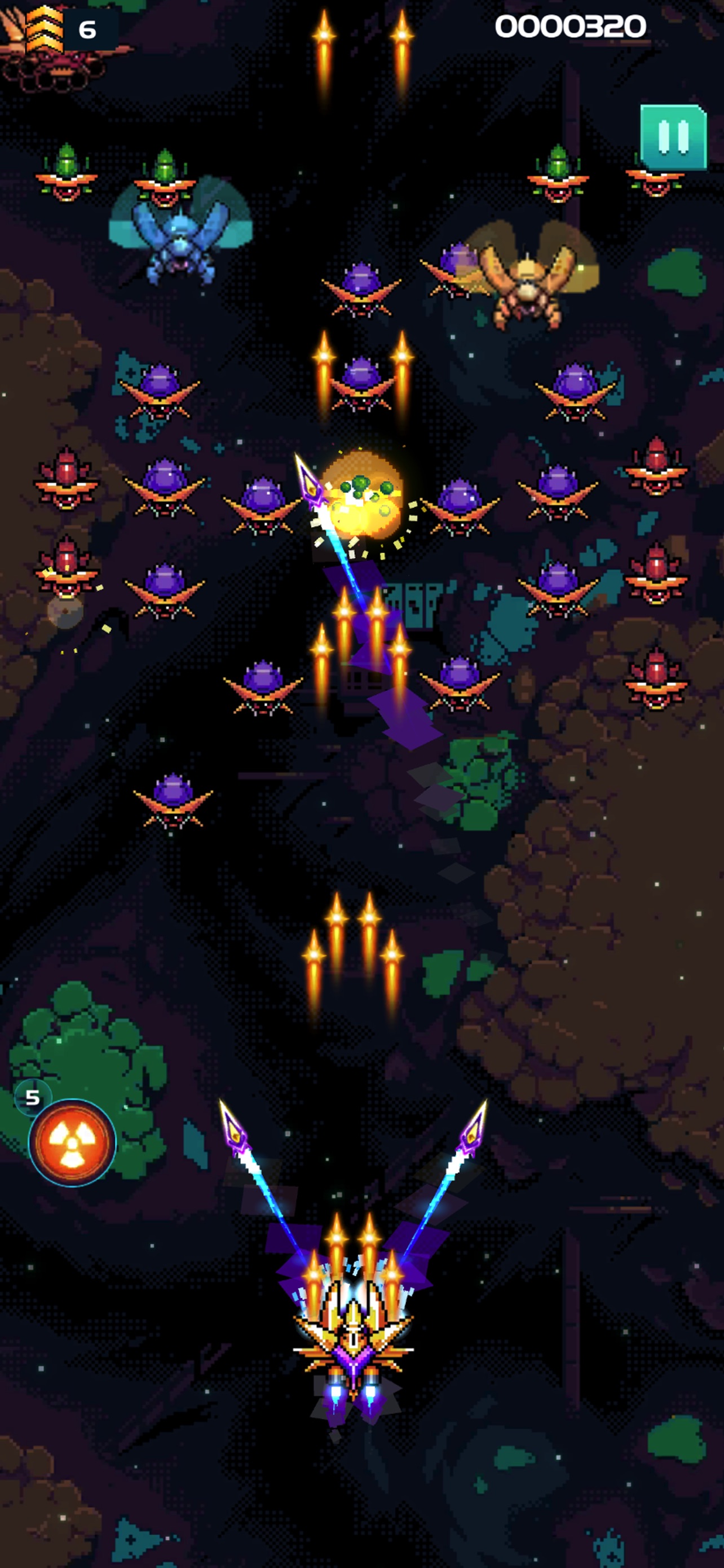 Screenshot 3 of Galaxy Strike: Void Swarm