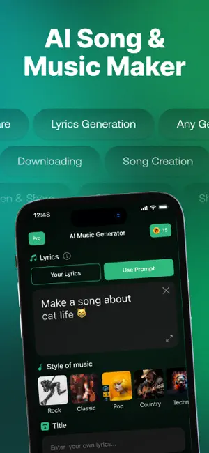 AI Song: AI Music Generator screenshot 1