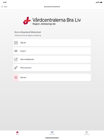 Min vård Region Jönköpings län iPad screenshot 8