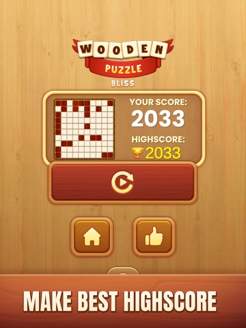 Wooden Puzzle Bliss iPad screenshot