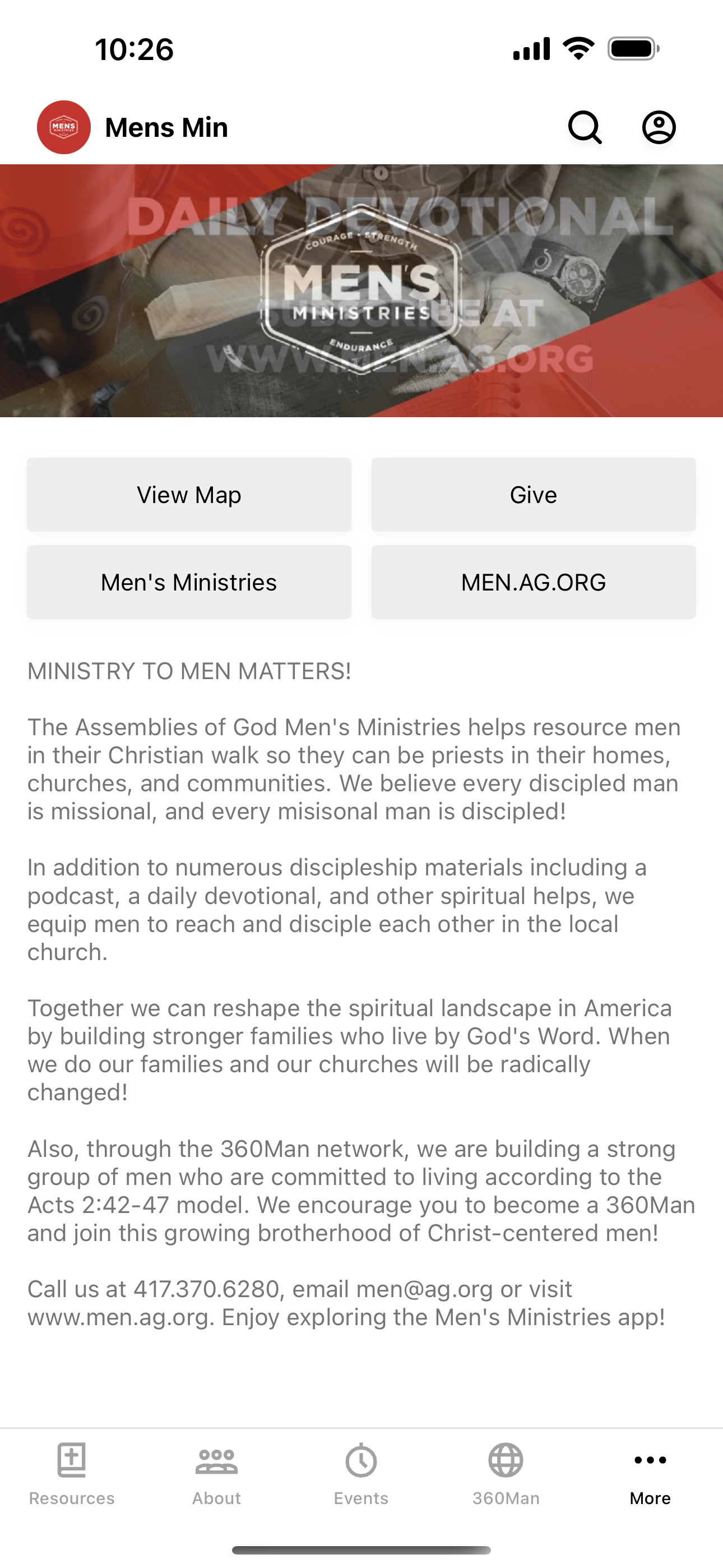 Mens Ministries