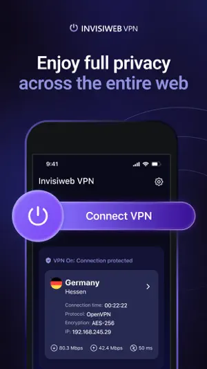 Invisiweb: Cybersecurity & VPN screenshot 2