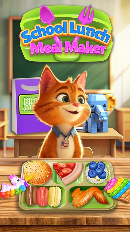 School Lunch Food Meal Maker screenshot-5