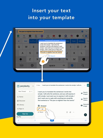 Bear - AI Keyboard iPad screenshot
