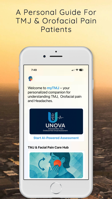 myTMJ iPhone screenshot 1 - Medical app