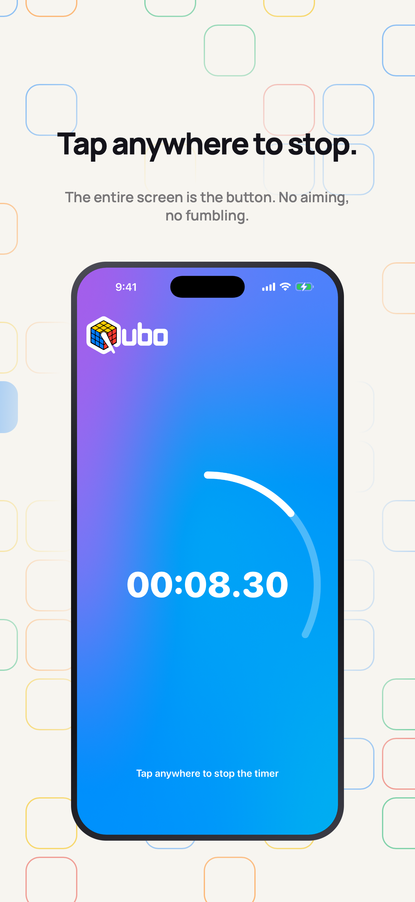Qubo - Puzzle Cube Timer screenshot 3
