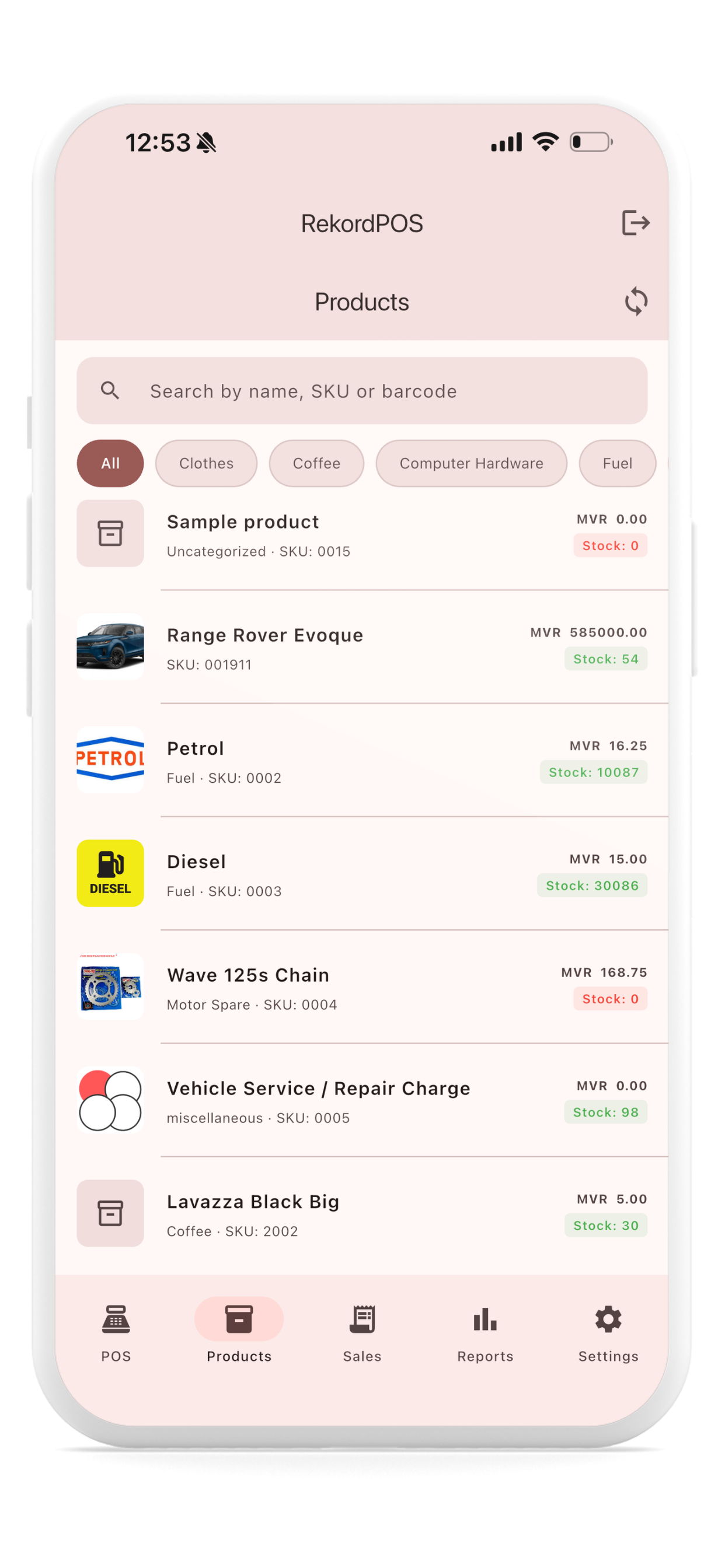 Rekordpos screenshot 3
