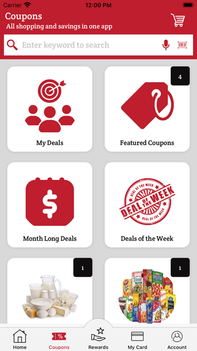 WM Grocery Screenshot