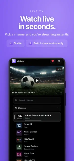 Kit IPTV Player for Mobile screenshot 4