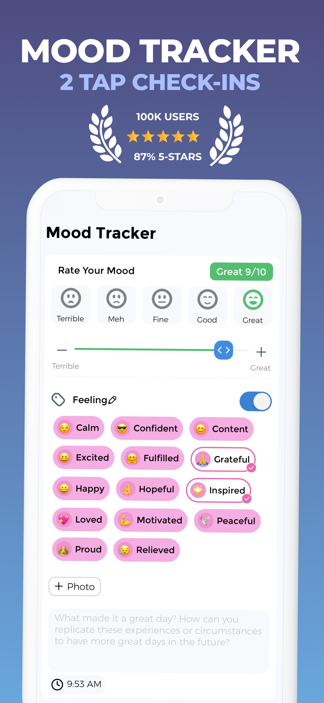 Mood Tracker Journal