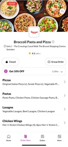 Broccoli Pasta and Pizza Screenshot 2 of 4