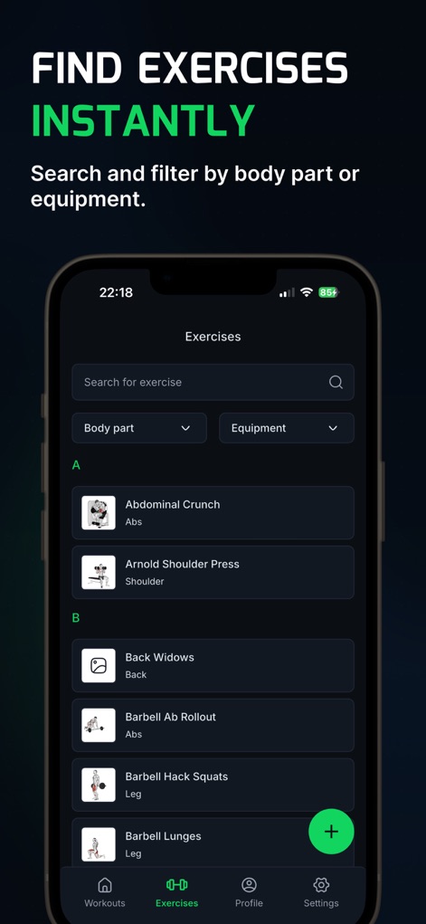 WLog: Workout Tracker Gym Log - Health & Fitness App | MWM