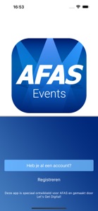 AFAS Events screenshot #1 for iPhone