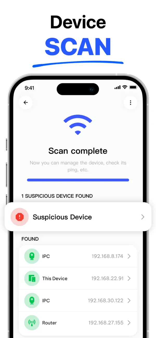 HomeGuard: Security Camera iOS app screenshot showing feature 4