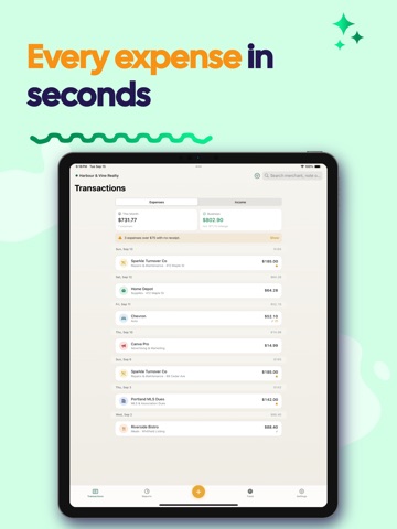 MET: Mileage, Expense, & Time iPad screenshot