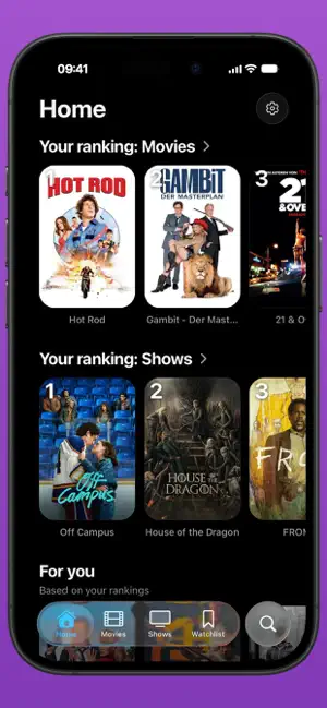 Rankd - Movies & Shows screenshot 1