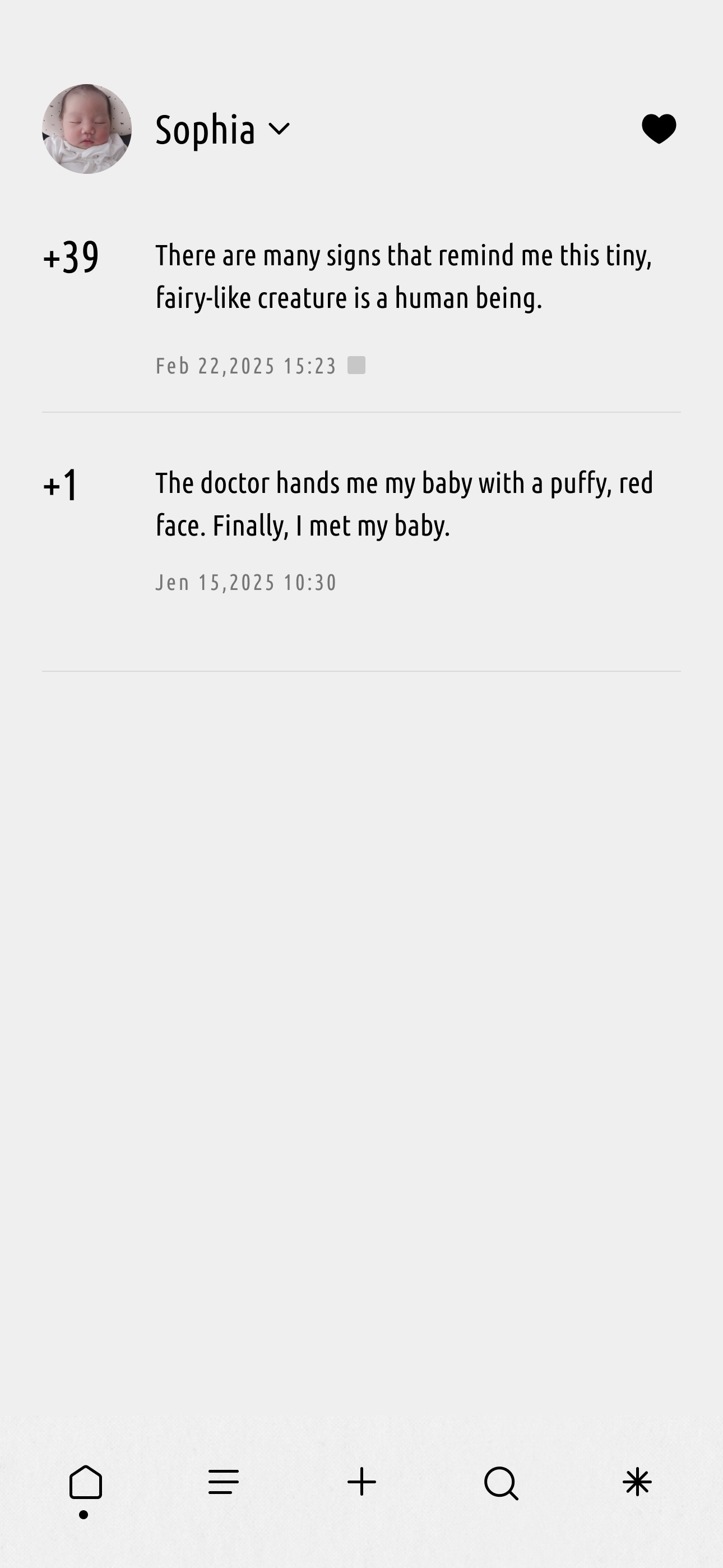 Screenshot 2 of Dear Days: Baby Journal