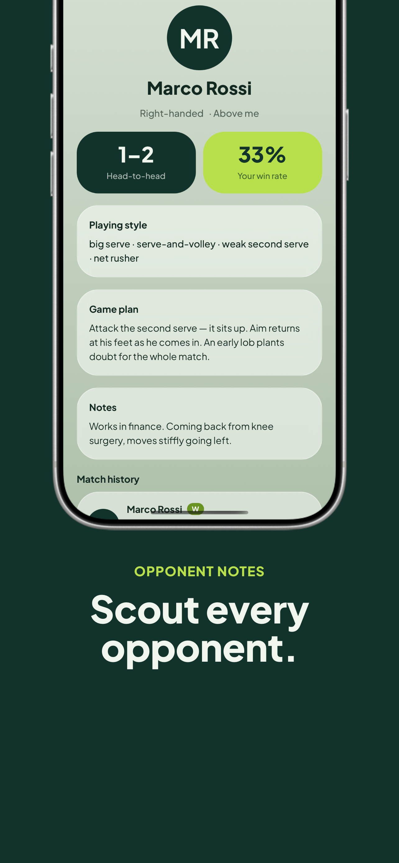 tete — Tennis Journal & Notes screenshot 5