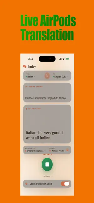 Parley Live Translate screenshot 2