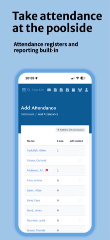 SwimClub Manager screenshot