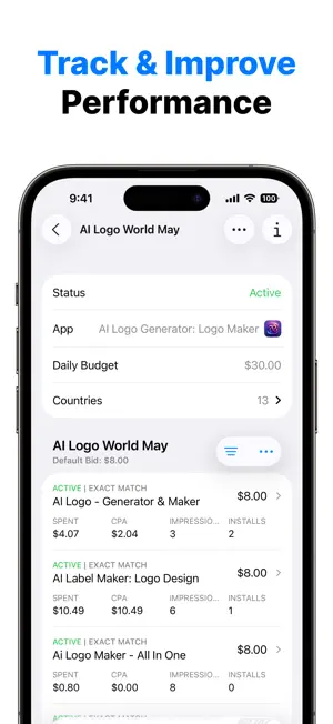Campaign Manager for App Ads screenshot 2