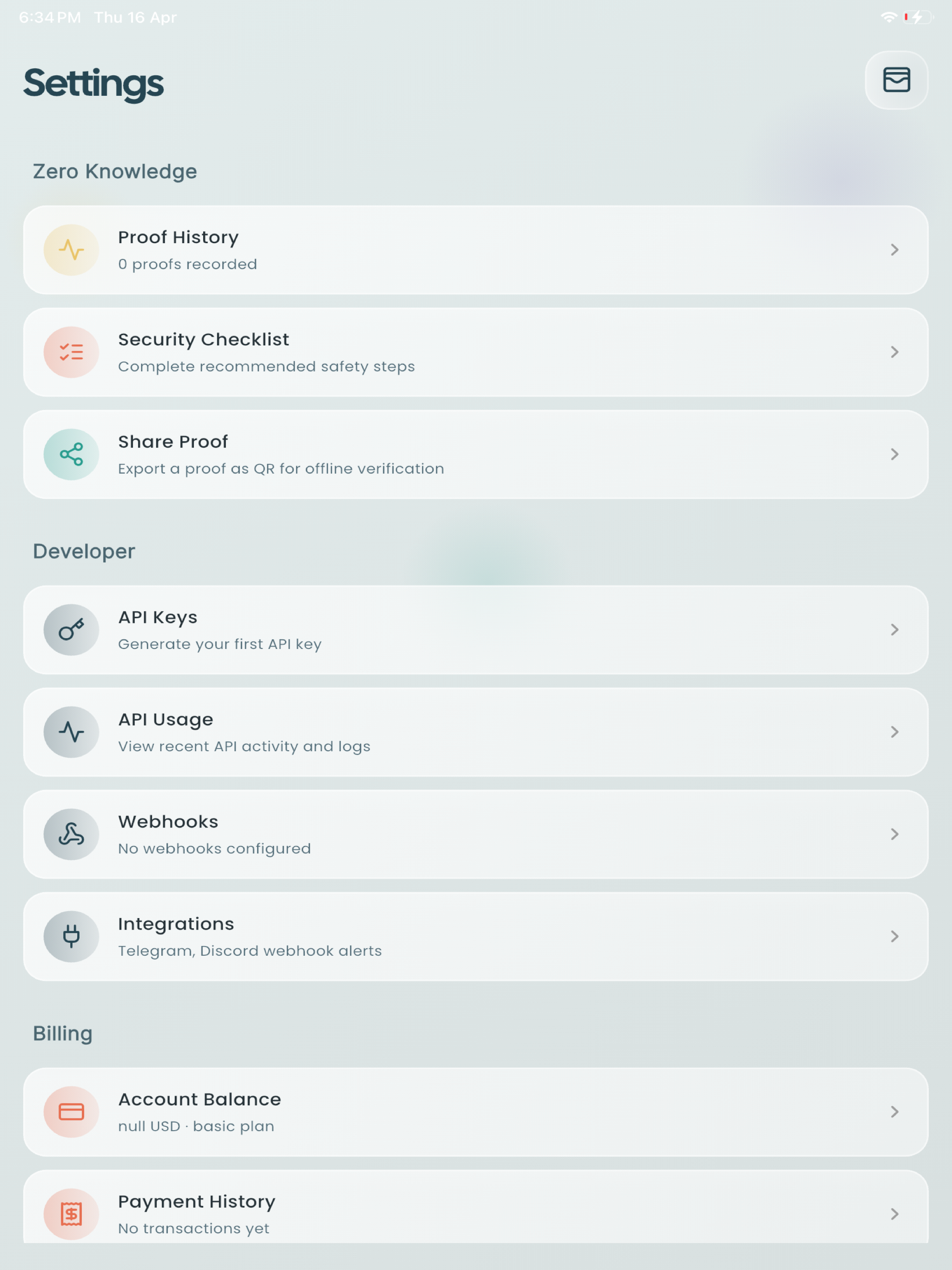 Fexr Wallet screenshot 13