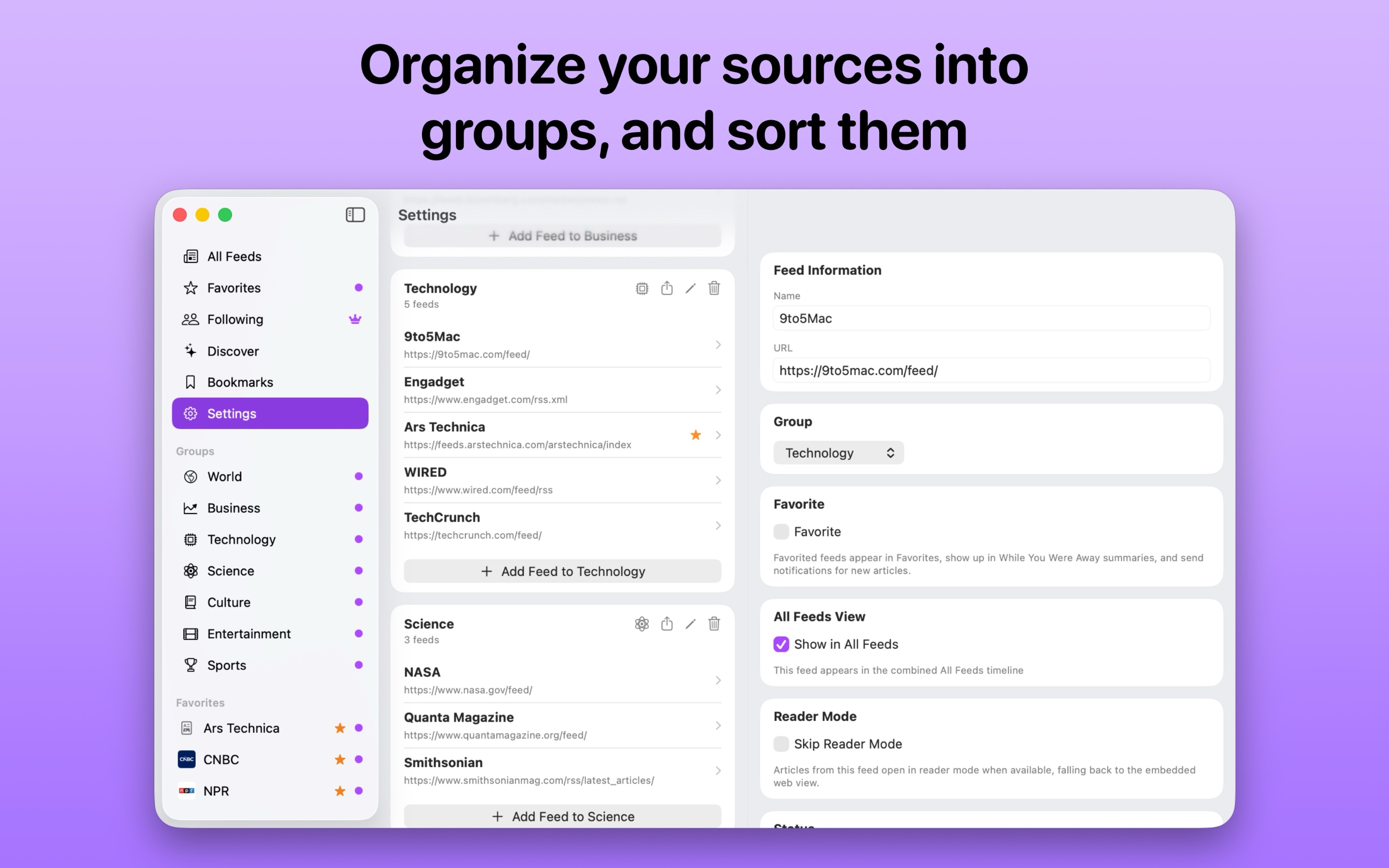 Amethyst – RSS & News Reader screenshot 18