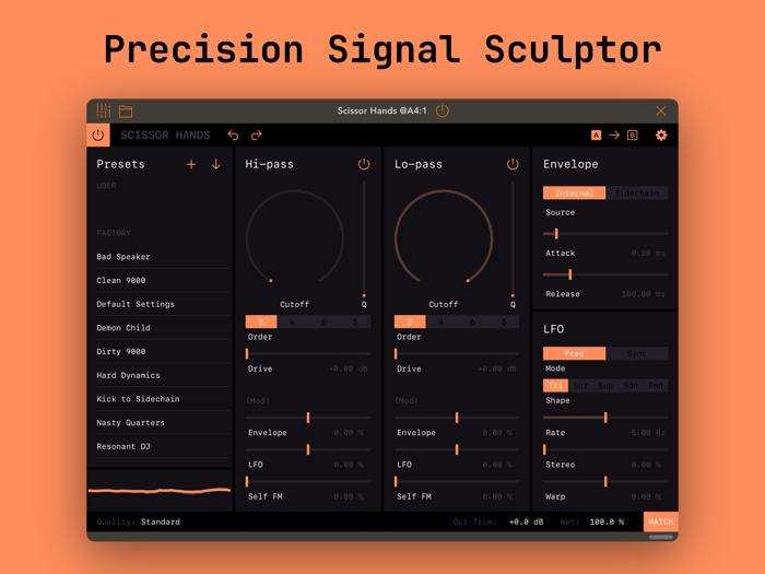 Scissor Hands — Filter Effect