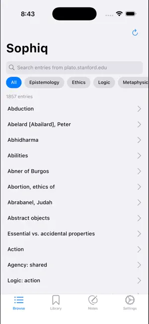 Sophiq screenshot 1