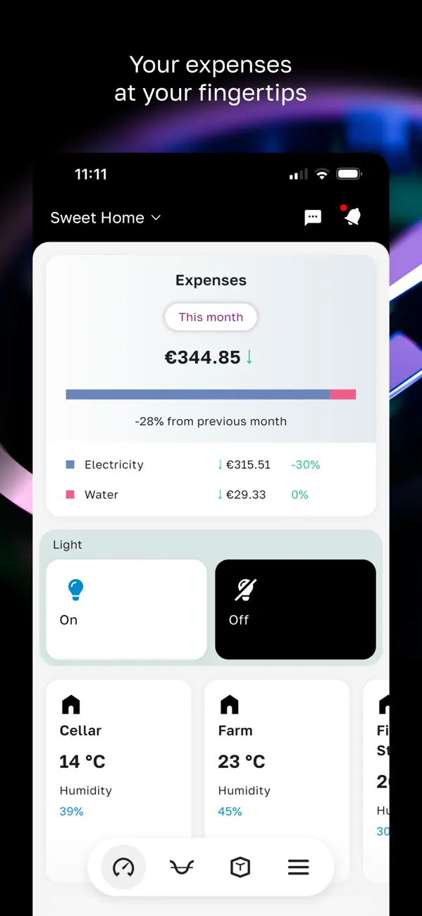 Screenshot #1 pour Smart Living App