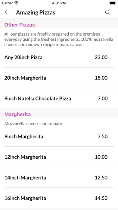 Pizza Parlour Screenshot