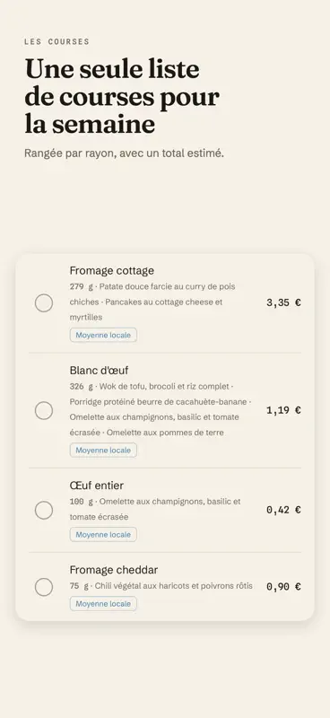 Macro Meal Planner : Menu screenshot 7 of 9