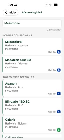 ACA Vademécum app screenshot 2