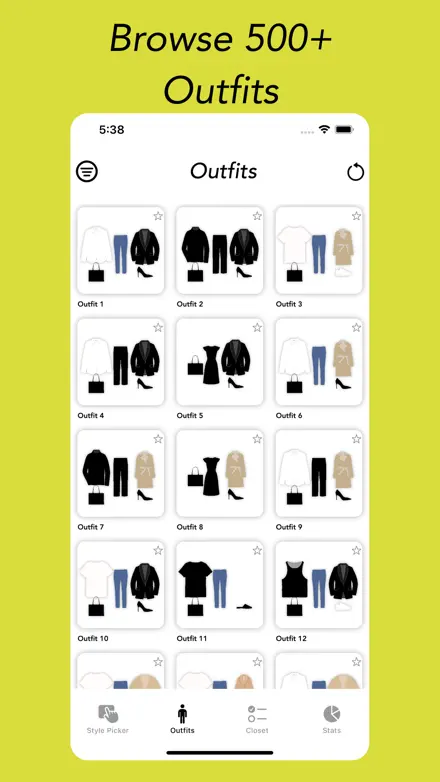 Capsule Wardrobe Builder screenshot 2