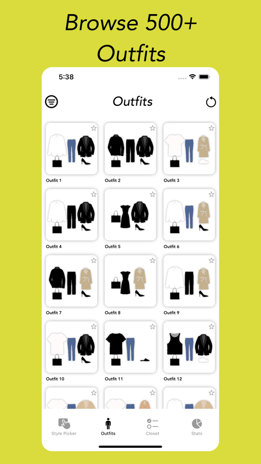#2. Capsule Wardrobe Builder (iOS) 由: Jennifer Bush