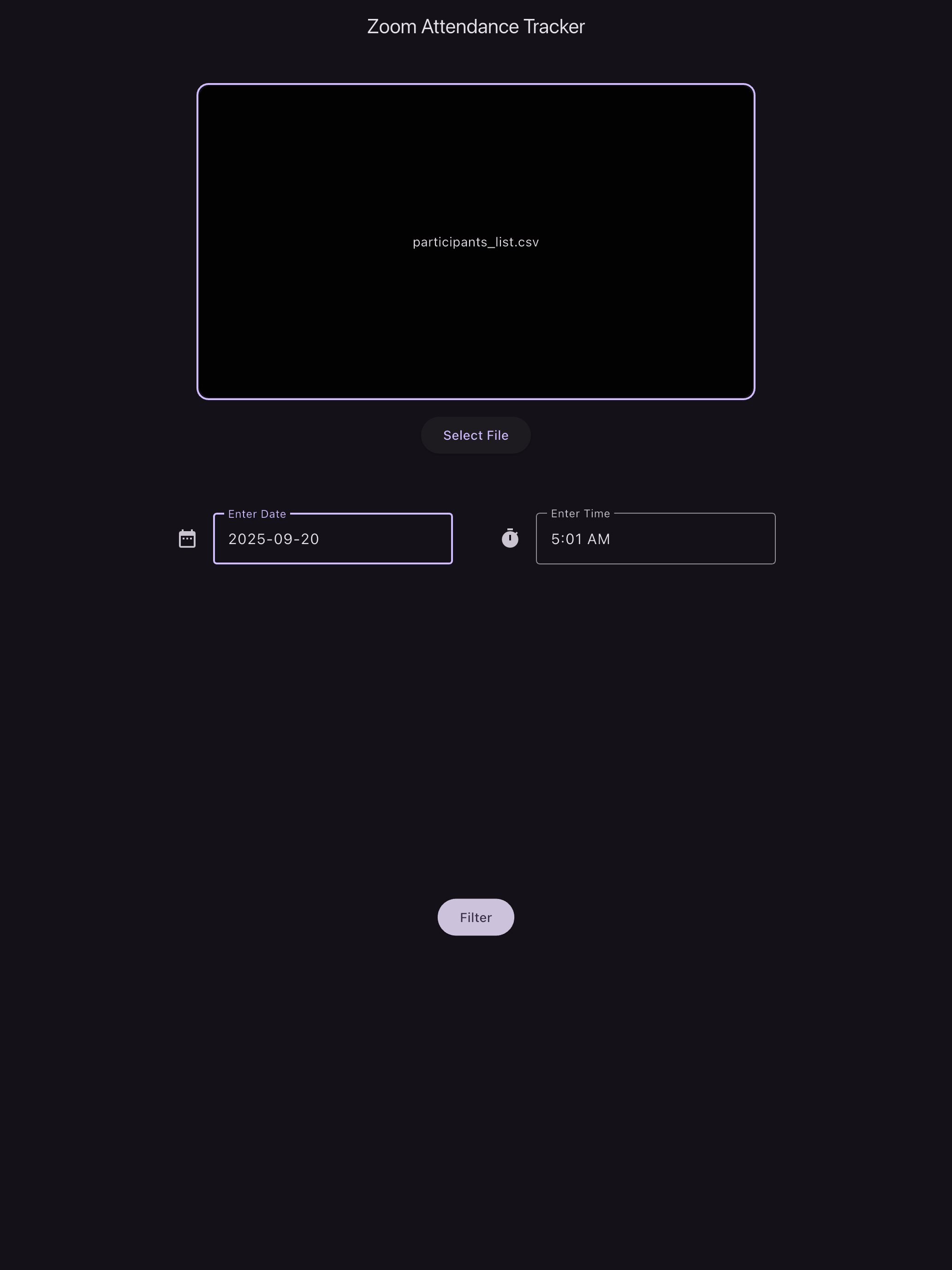 Attendance Tracker for Zoom screenshot 7