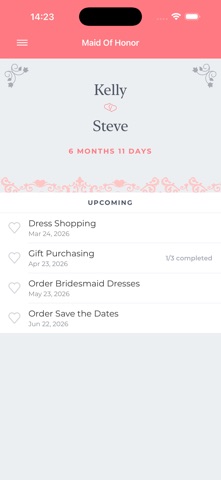 iMoH – Maid of Honor screenshot