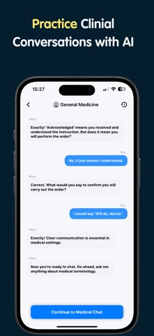 Medical English: HealthSpeak iPhone screenshot