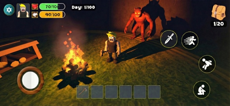 99 Nights: Forest Lost Survive screenshot 3