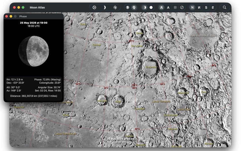 #6. Moon Atlas (macOS) Podle: Julian James