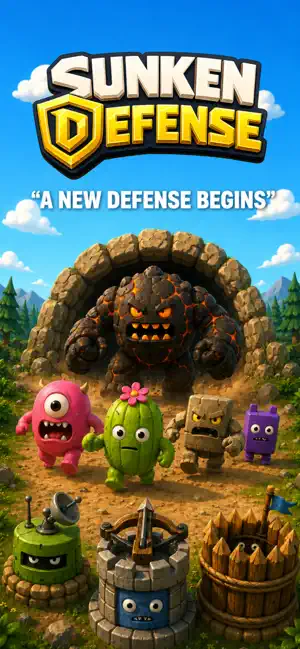 Sunken Defense - Tower Defense screenshot 1