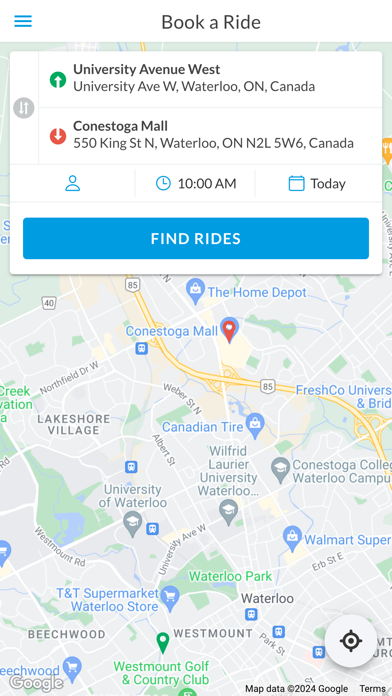 RideCo Waterloo Screenshot 3 - AppWisp.com RideCo Waterloo Screenshot 3 - AppWisp.com