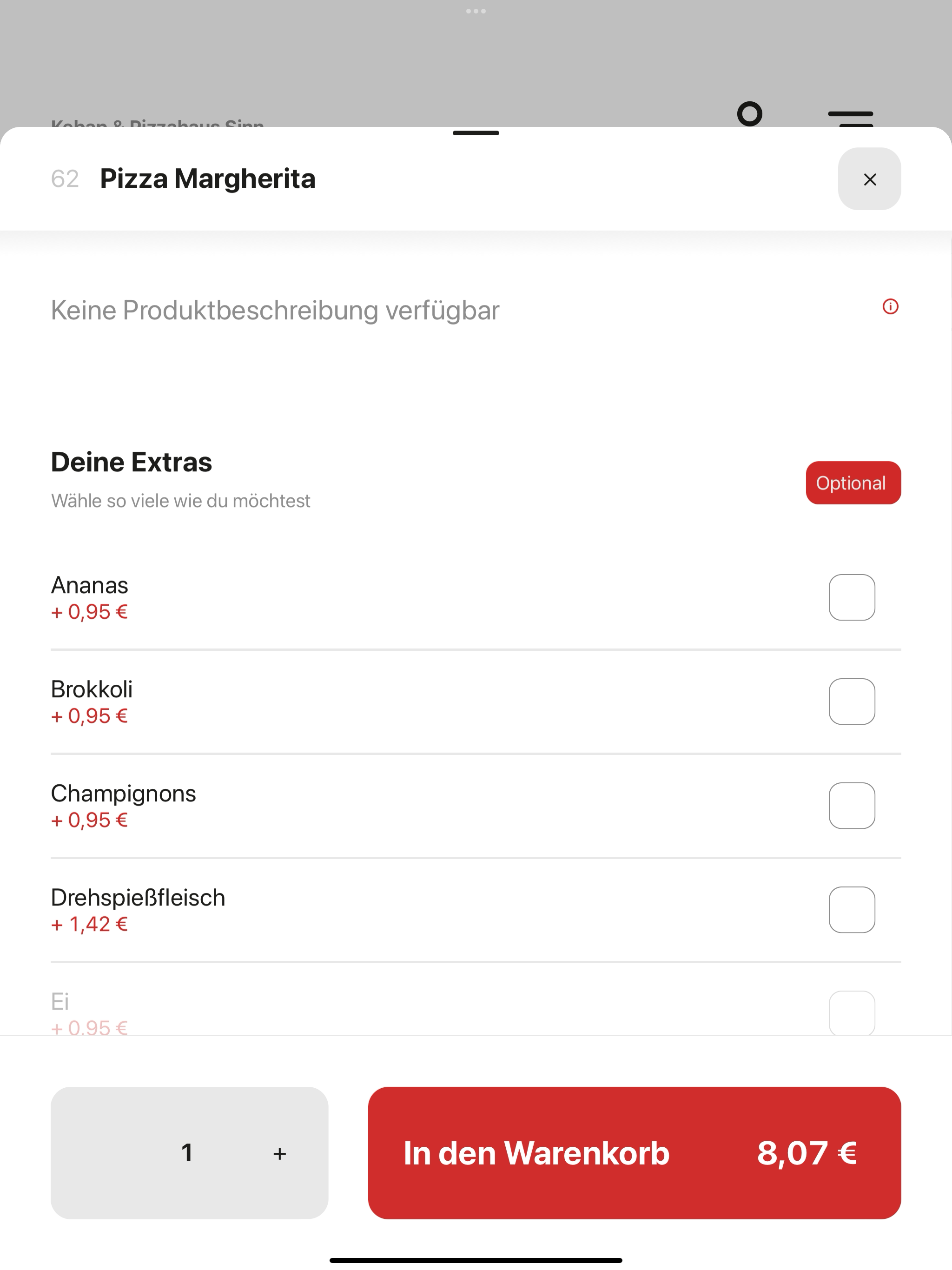 Kebap & Pizzahaus Sinn