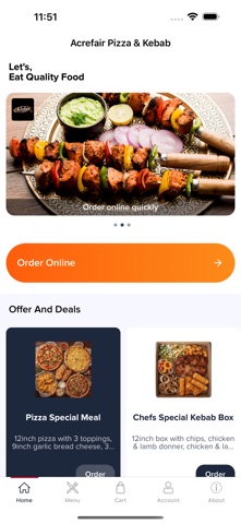 Acrefair Pizza & Kebab screenshot