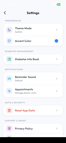 Blood Sugar Tracker:GlucoTrack screenshot